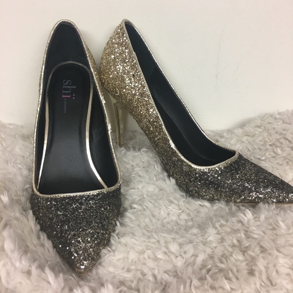 Ombré glitter stilettos